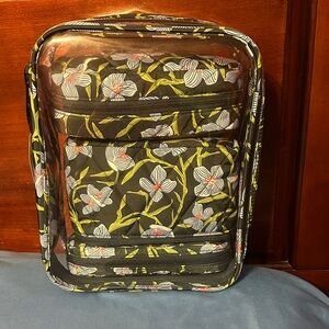 Vera Bradley Green and White Floral Organizer